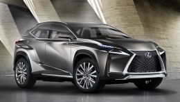 Стала известна внешность Lexus LF-NX.