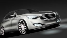 Chrysler 200 нового поколения показал свое лицо.