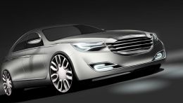 Chrysler 200 нового поколения показал свое лицо.